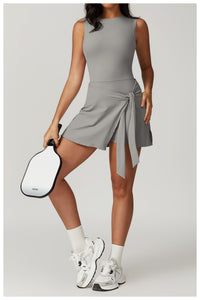 Women Yoga Sexy Sleeveless Sports Romper Yoga Jumpsuits Fitness One Piece Workout Backless Rompers Tank Top Shorts Sportswear